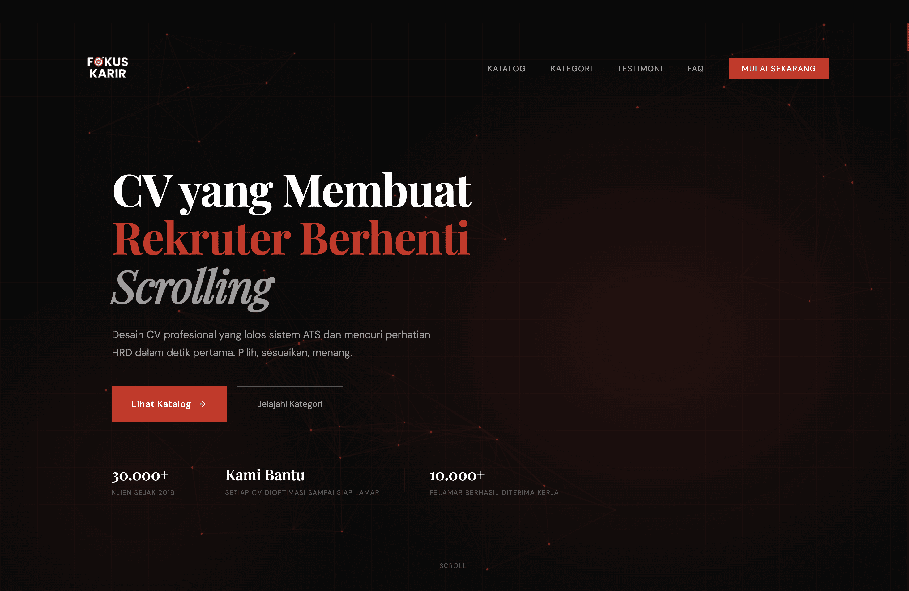 Fokus Karir website preview