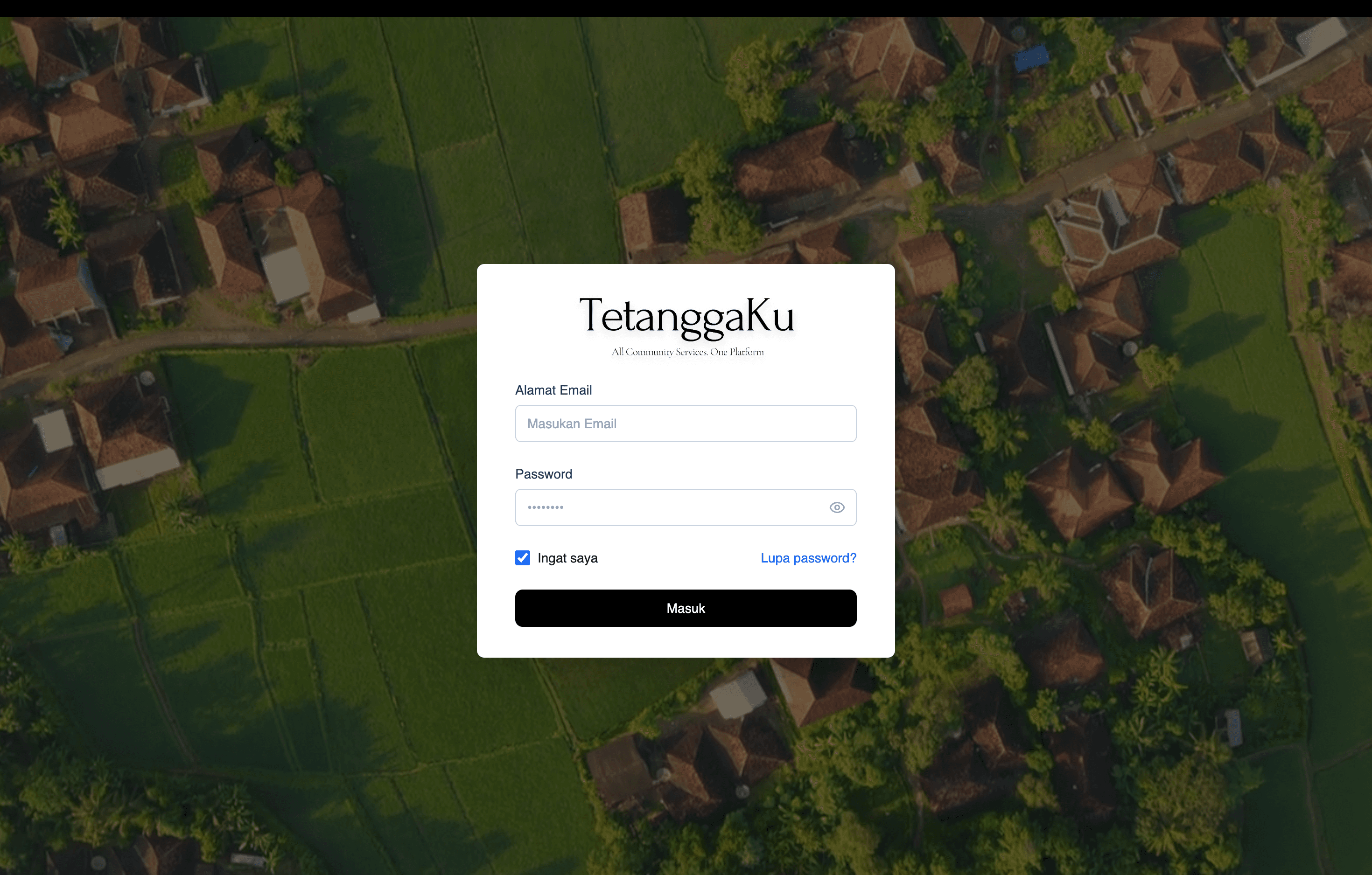 Tetanggaku website preview